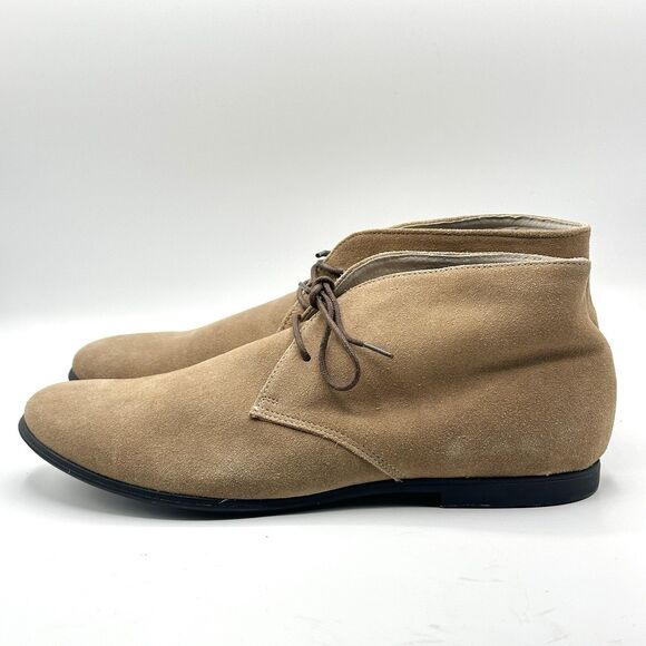 BED STU Men’s Chukka Desert Boots Brown Suede Size 9 Shoes Lace Up